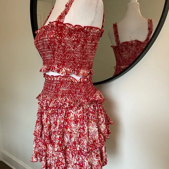 Free People 2 Piece Set! Crop Top & Skirt Set! - Picture 9 of 13